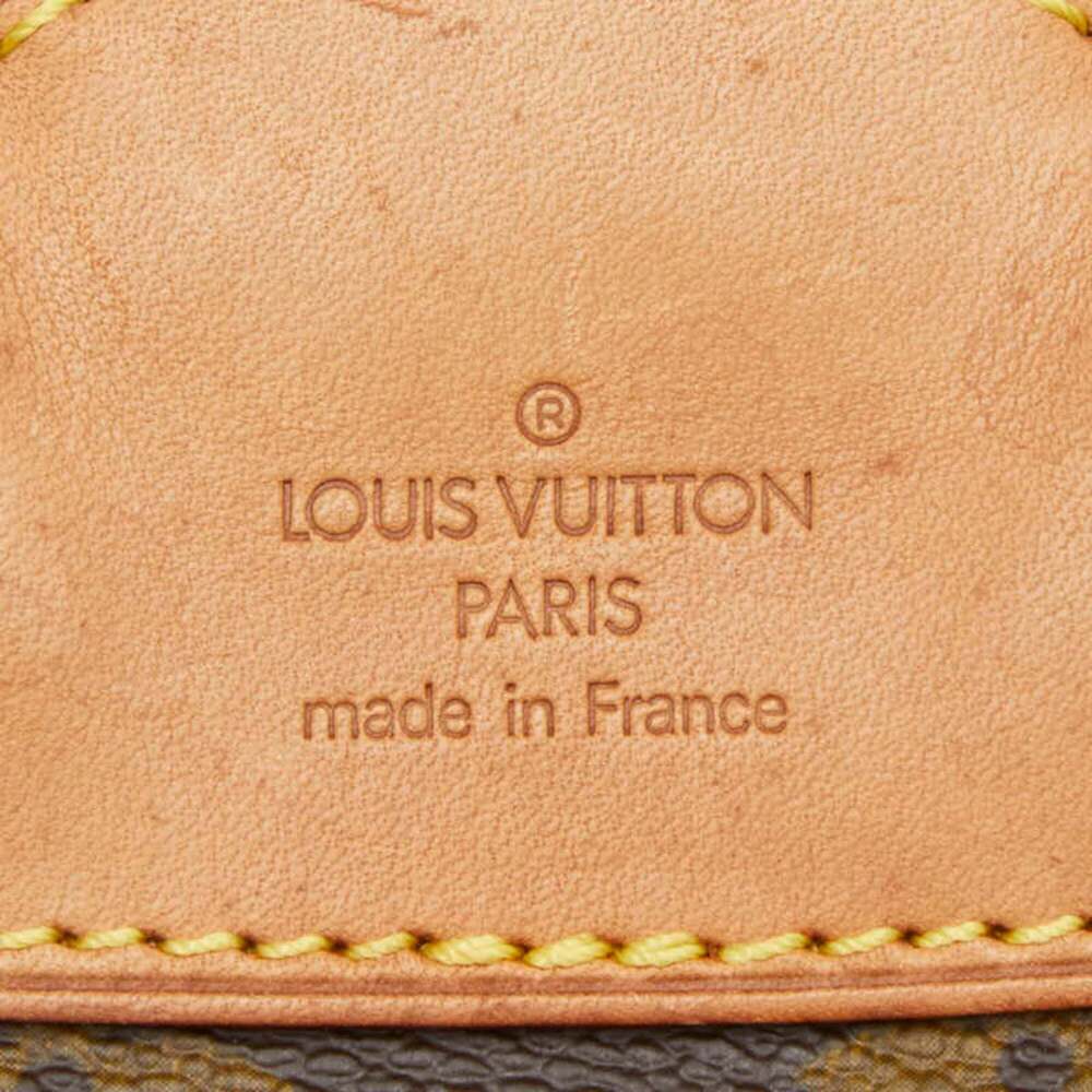 LOUIS VUITTON Brown Monogram Leather Backpack - Picture 12 of 12